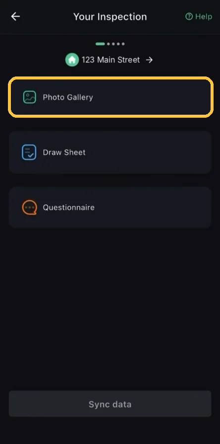 Screenshot: Tap Photo Gallery