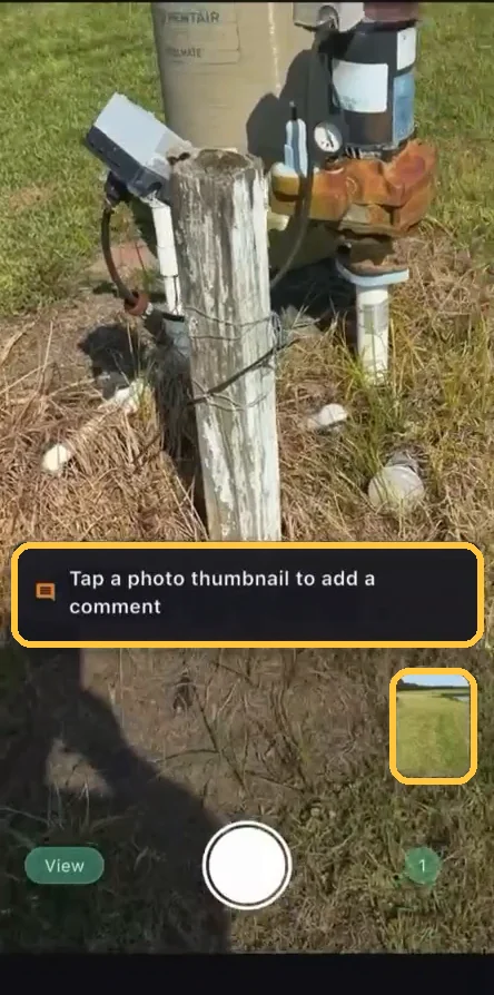 Screenshot: Tap a thumbnail
