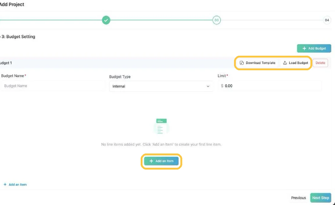 Screenshot: Download, fill, load