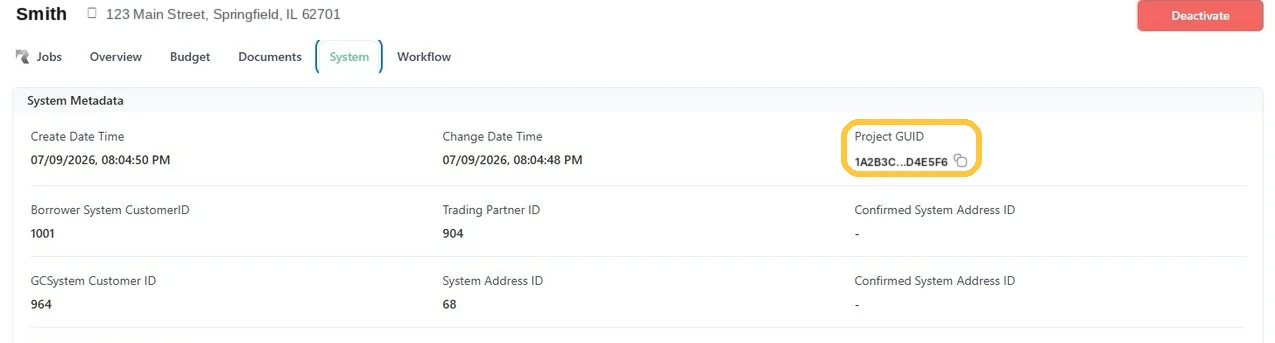 Screenshot: Copy it from System