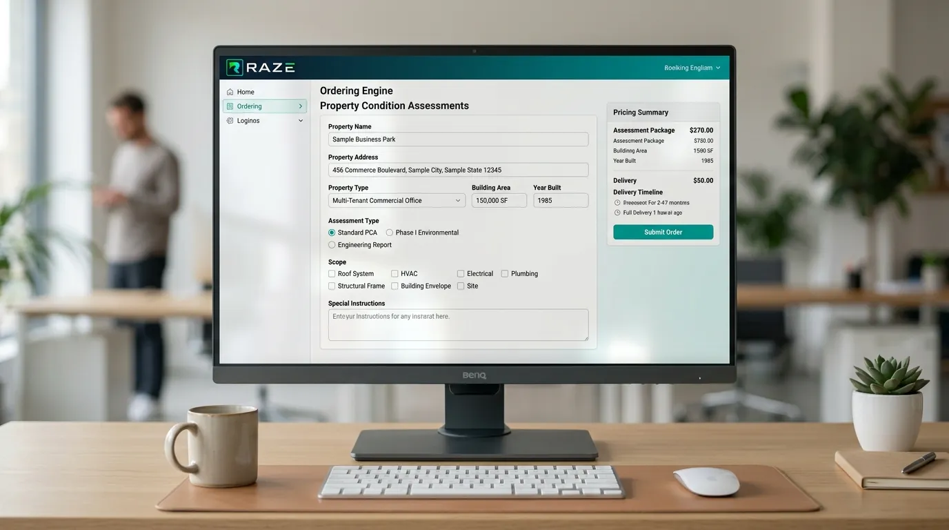 Ordering Engine screenshot